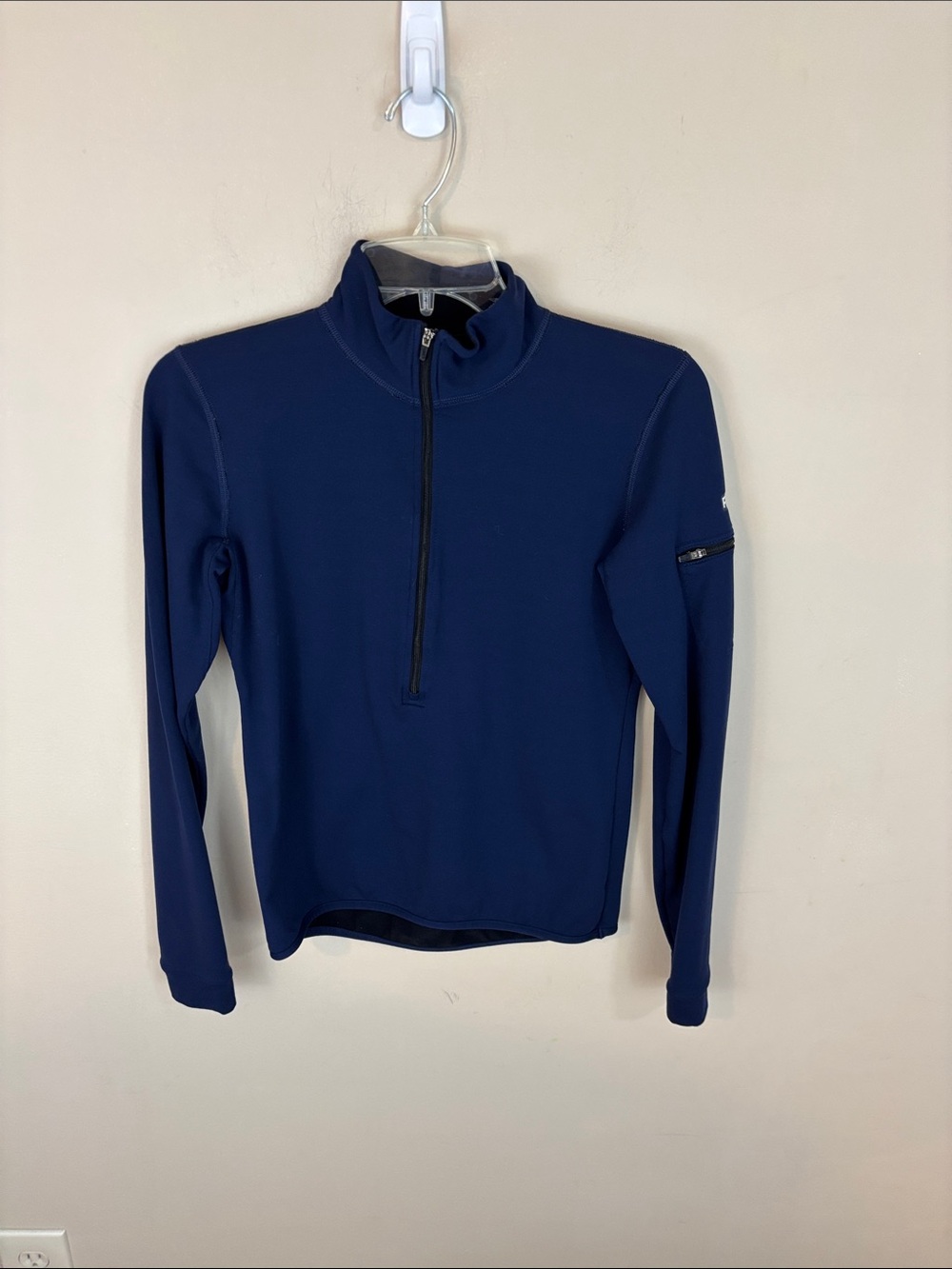 RLX Ralph Lauren Polo Sport Navy 1/4 Zip Stretch Mock Neck Golf Top Medium